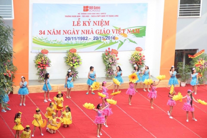 KỈ NIỆM NGÀY NHÀ GIÁO VIỆT NAM 20-11 TẠI TRƯỜNG TIỂU HỌC QUỐC TẾ THĂNG LONG