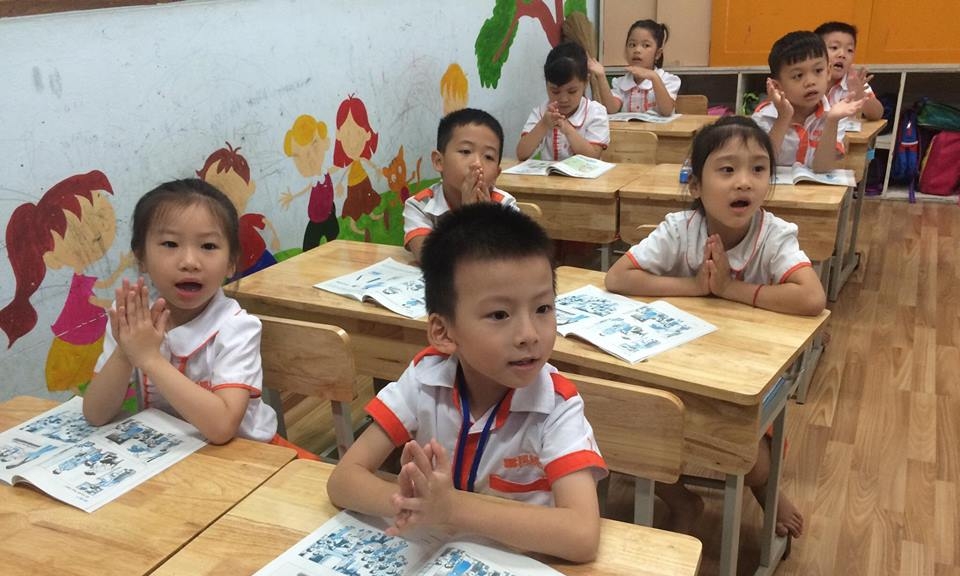 Tiết học Đạo đức của lớp 1A5