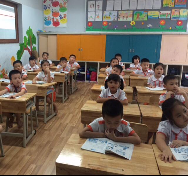 Tiết học Đạo đức của lớp 1A5