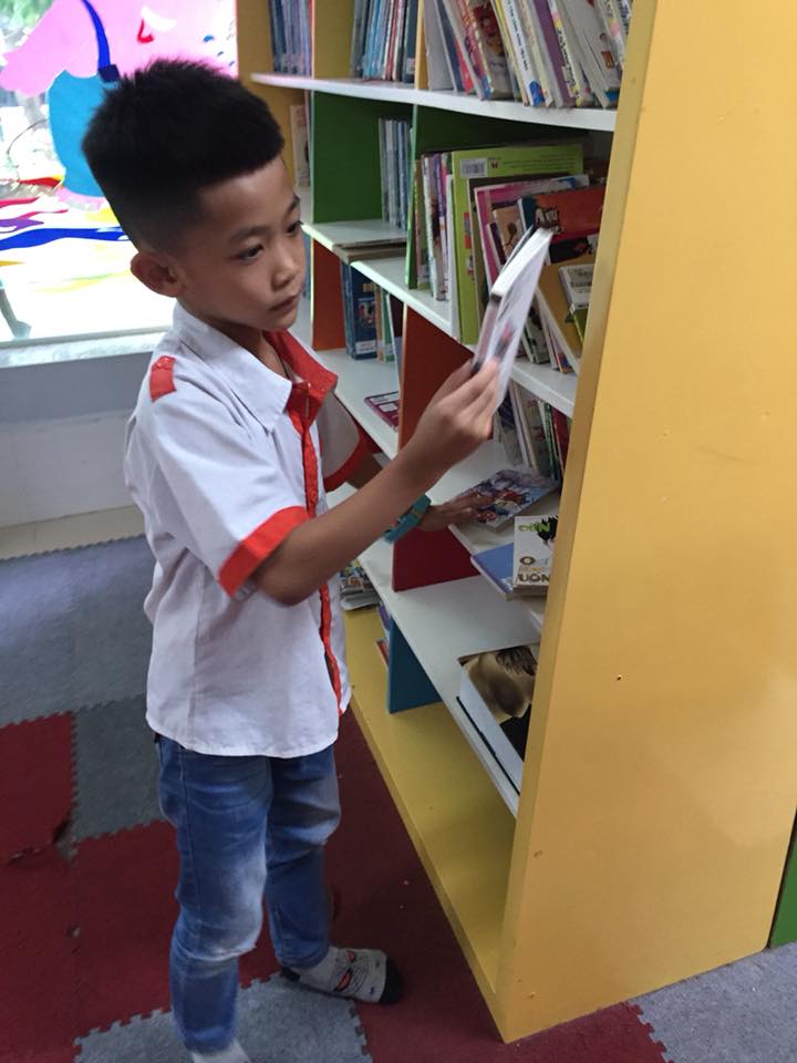Giờ học thư viện