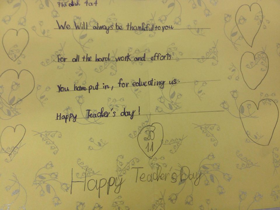 Thanks Teachers