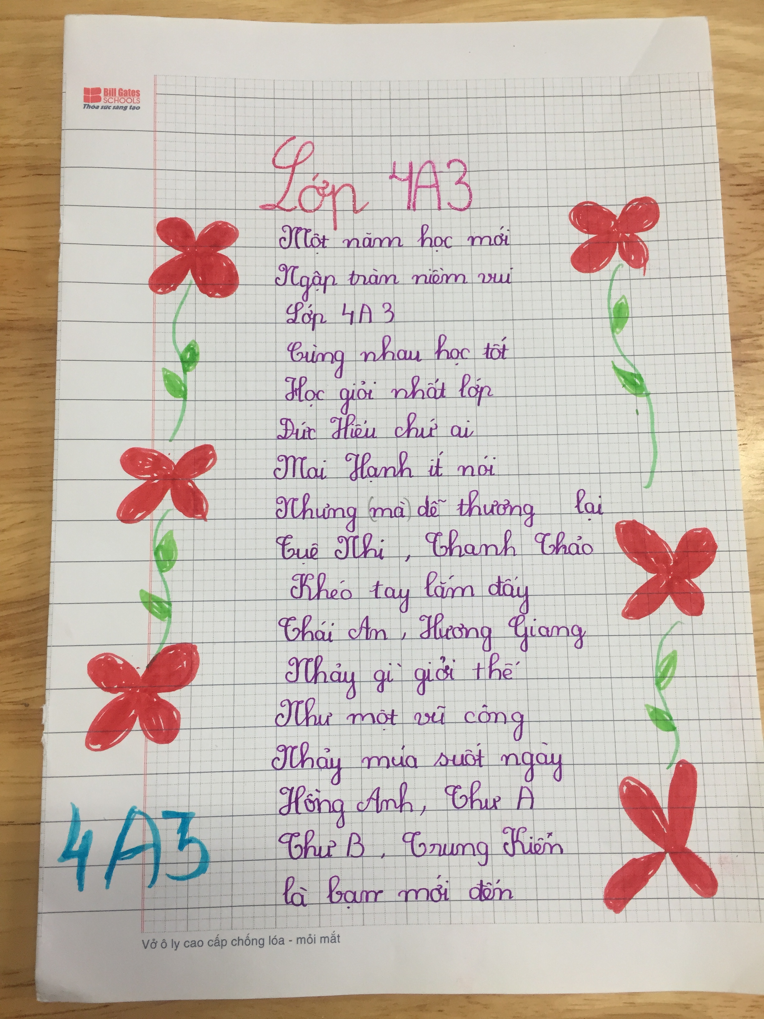 Lớp 4a3 của em