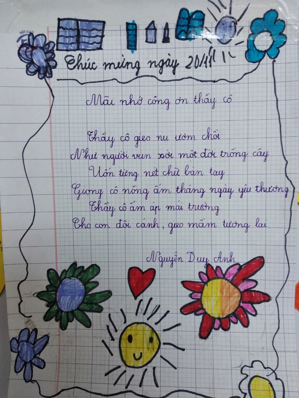 Tri ân thầy cô