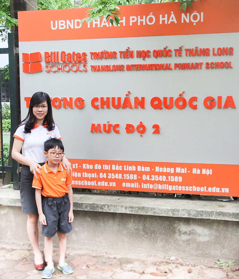 Em yêu mái trường Bill Gates