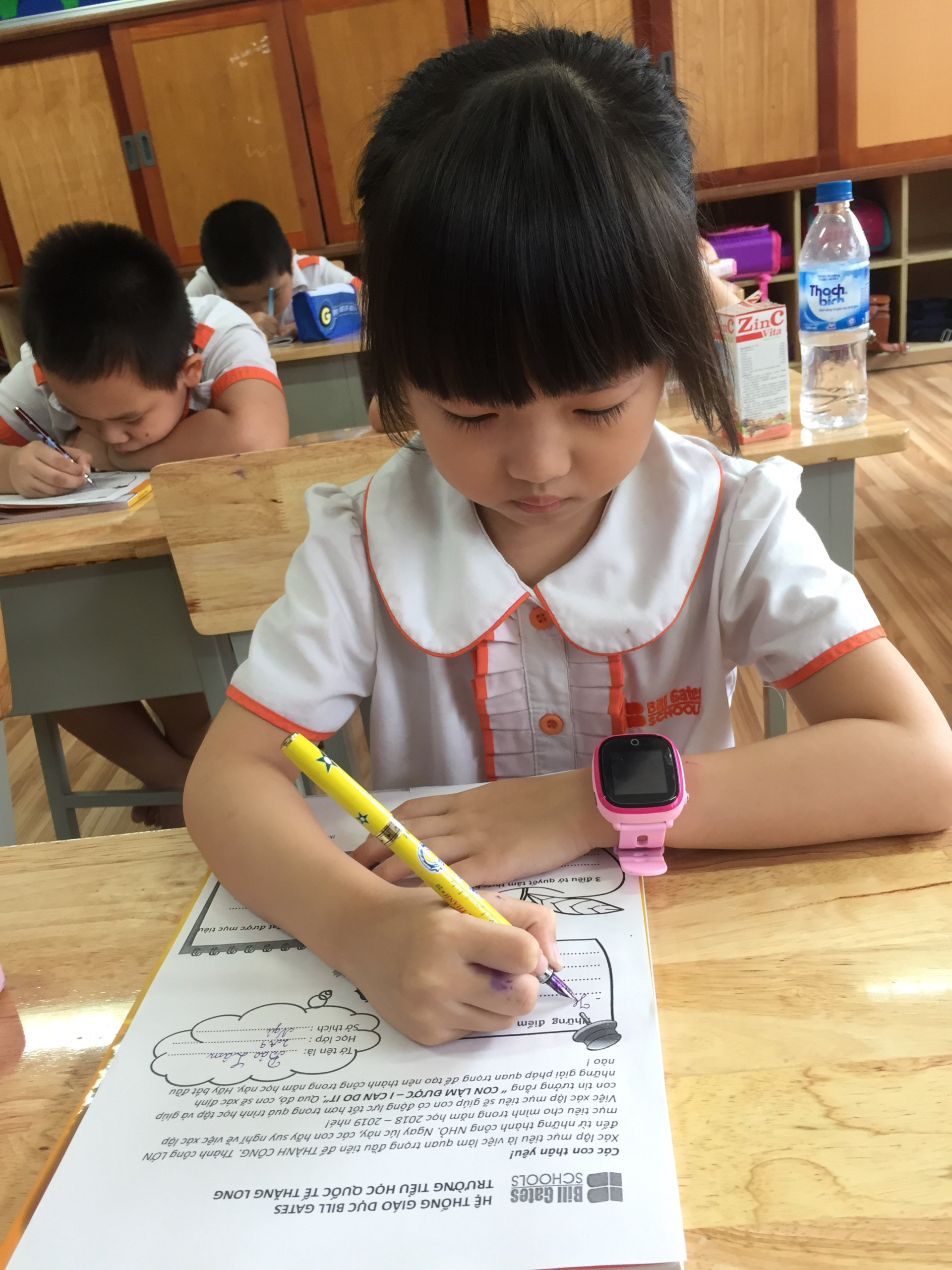 Học sinh lớp 2A9 với thói quen thứ Hai