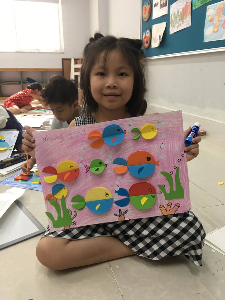 Giờ Mĩ thuật nhiều niềm vui và sáng tạo