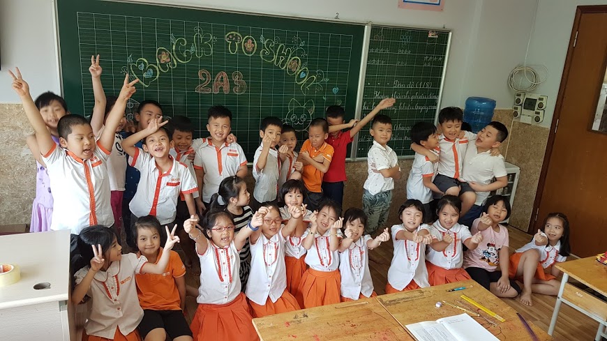 Tháng khởi động của các con lớp 2A3