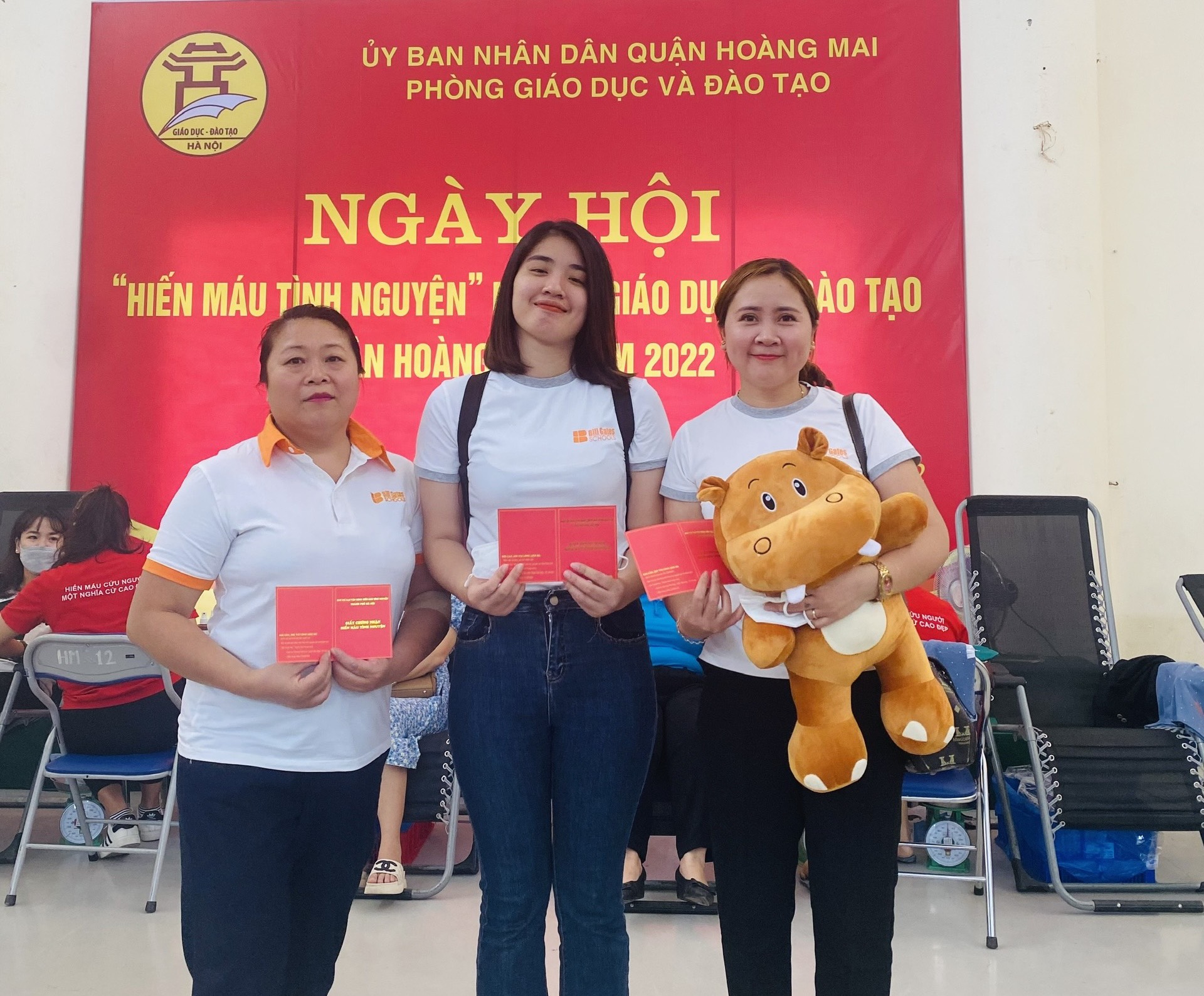 Trường Tiểu học QT Thăng Long hiến máu cứu người - nghĩa cử cao đẹp
