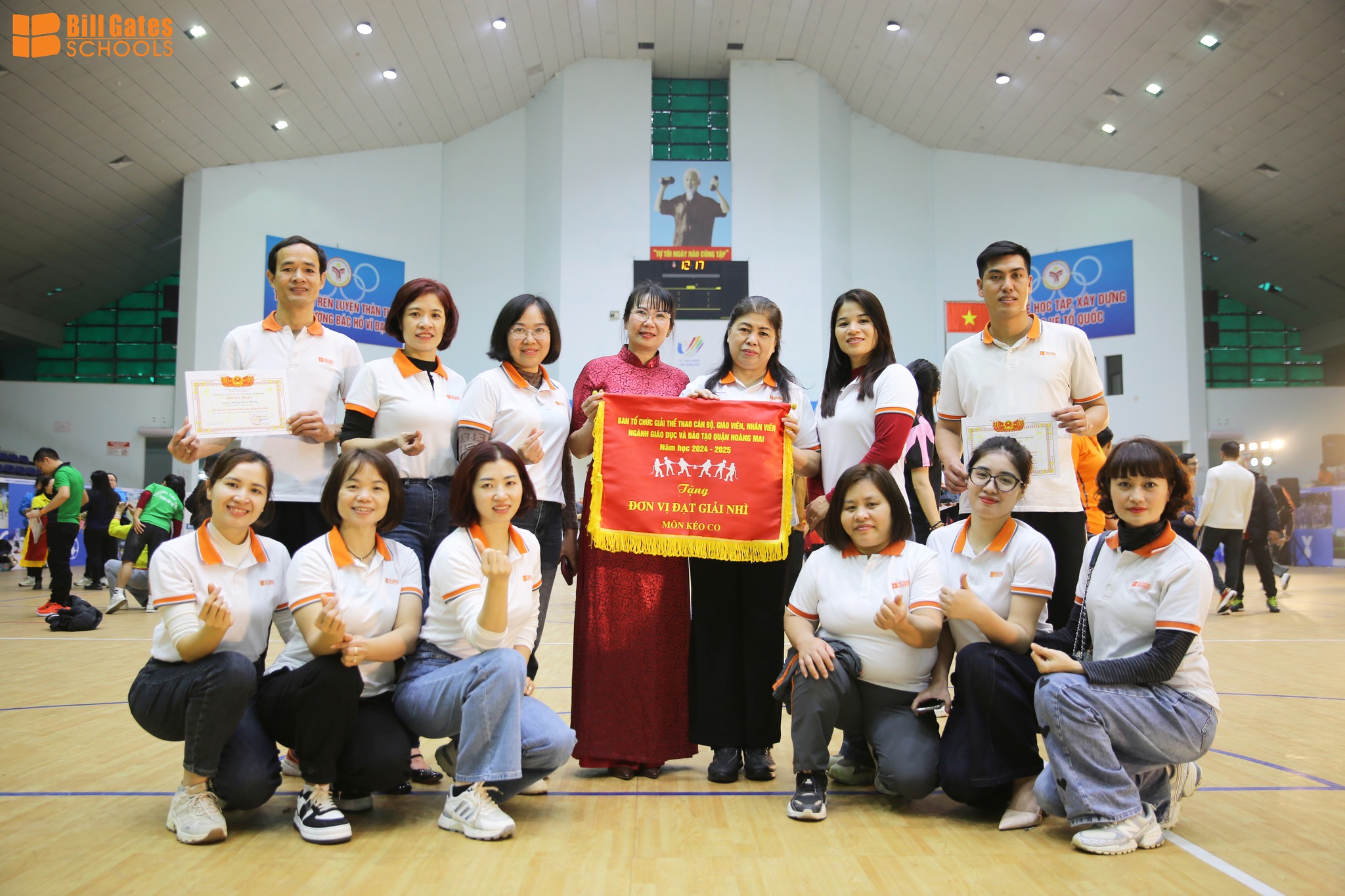 Công đoàn trường tiểu học Quốc tế Thăng Long tham dự ngày hội thể thao ngành Giáo dục quận Hoàng Mai