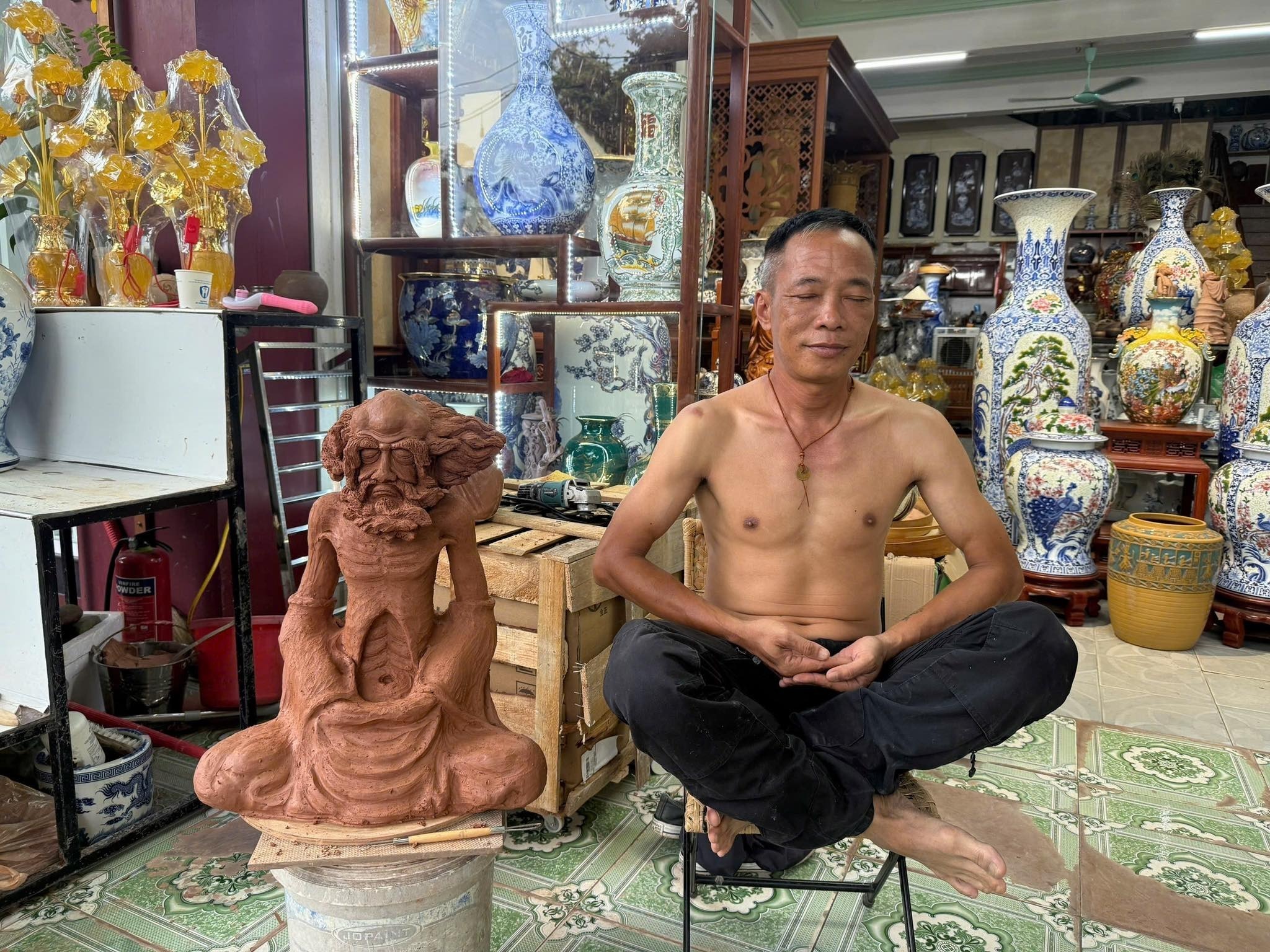 Người rửa nắng trên xơ