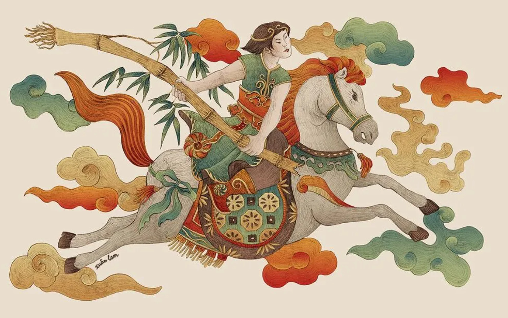 Tiếng vó câu gõ nhịp vào hư vô