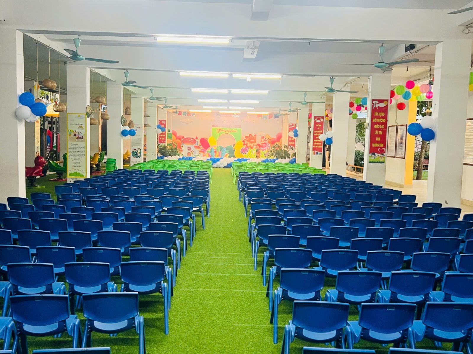 Trường mầm non Tứ Liên hoàn tất công tác chuẩn bị cho Ngày hội Tiếng Anh Enspire