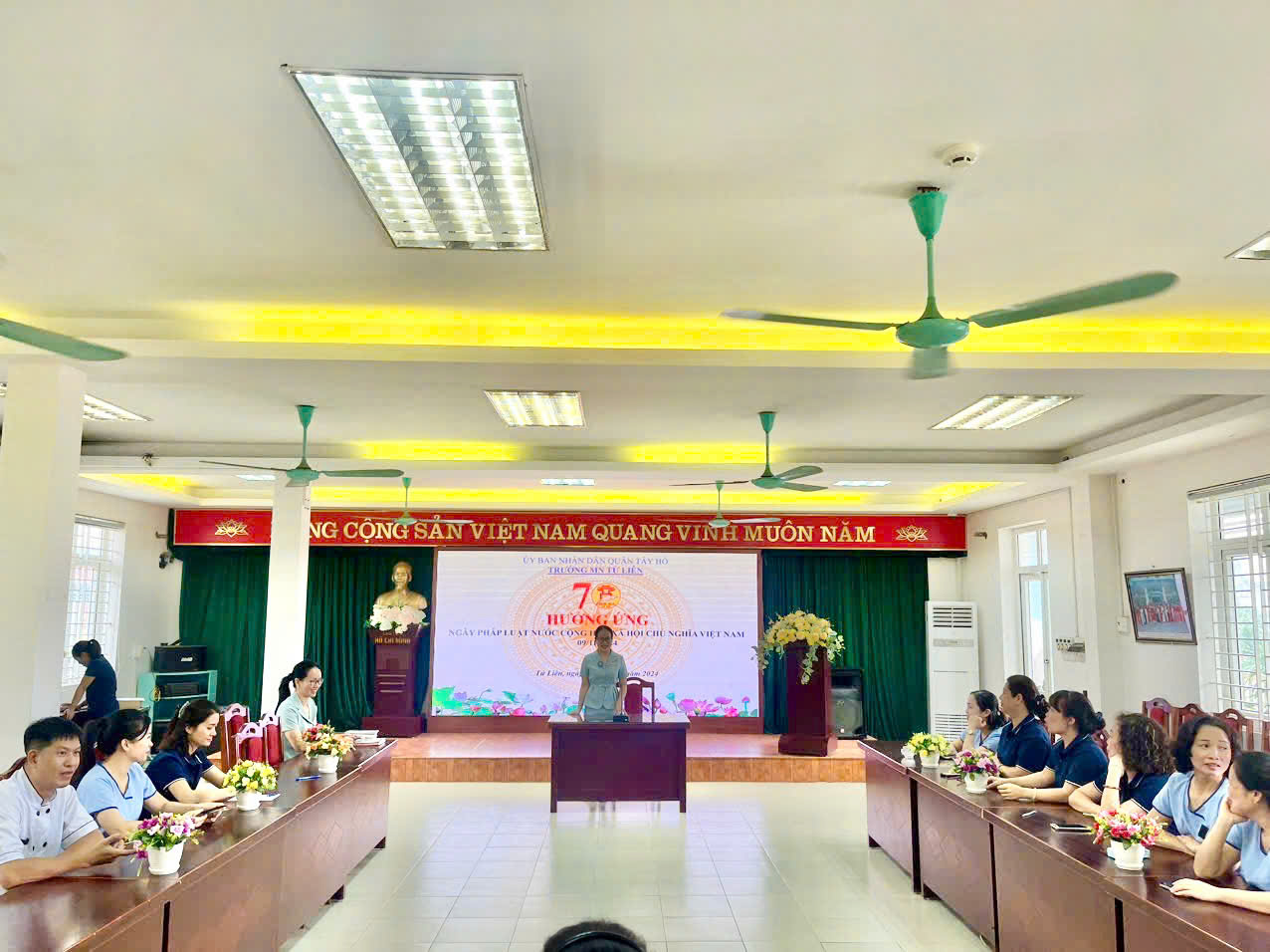 Trường Mầm non Tứ Liên Tích Cực Hưởng Ứng Ngày Pháp Luật Việt Nam