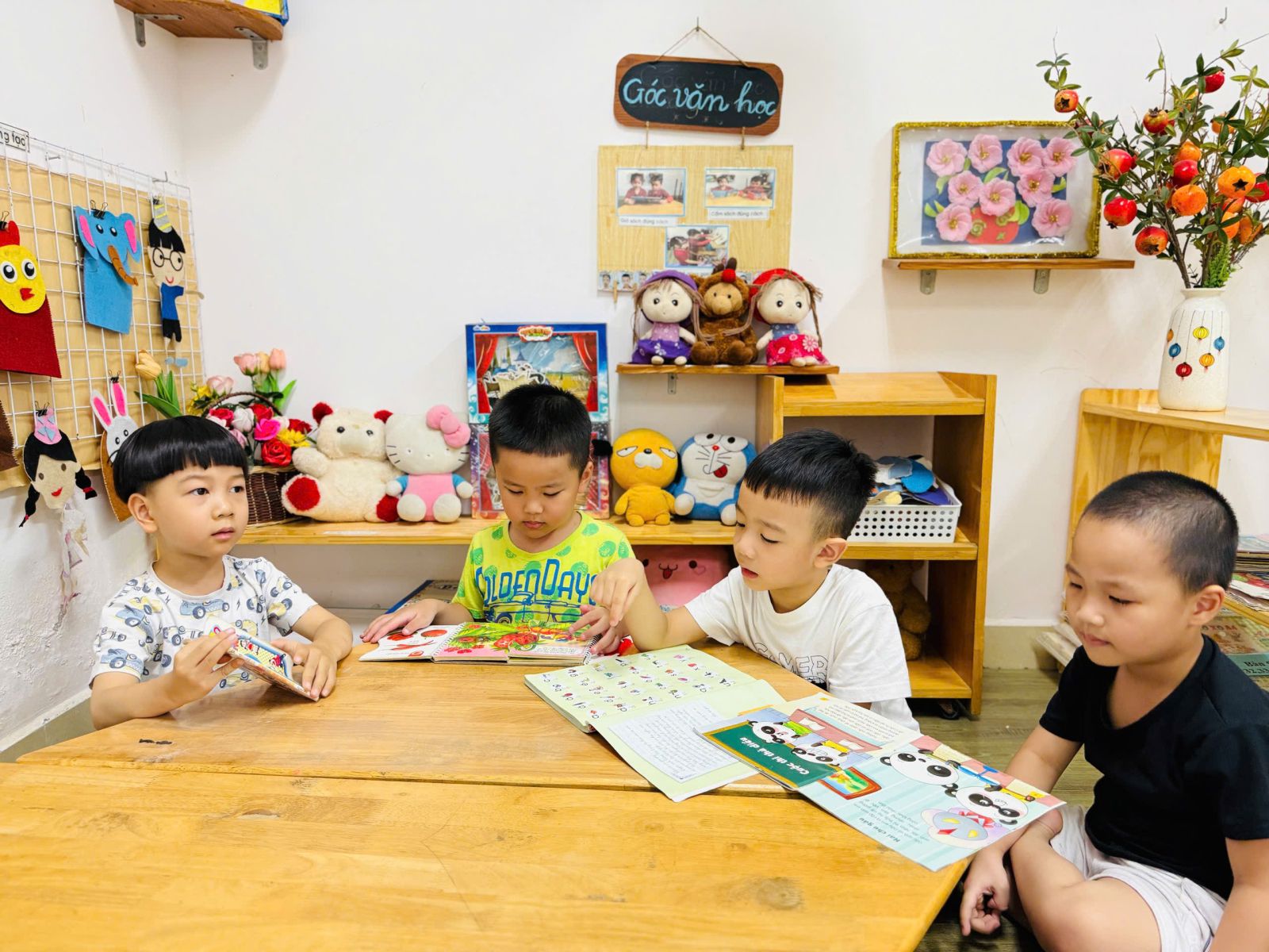 Trường Mầm non Tứ liên tham gia tuần lễ hưởng ứng học tập suốt đời
