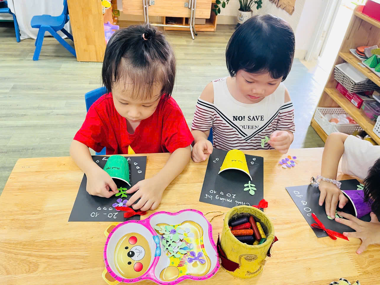 🌷Học sinh khối mẫu giáo lớn nô nức cùng tháng 10 yêu thương.