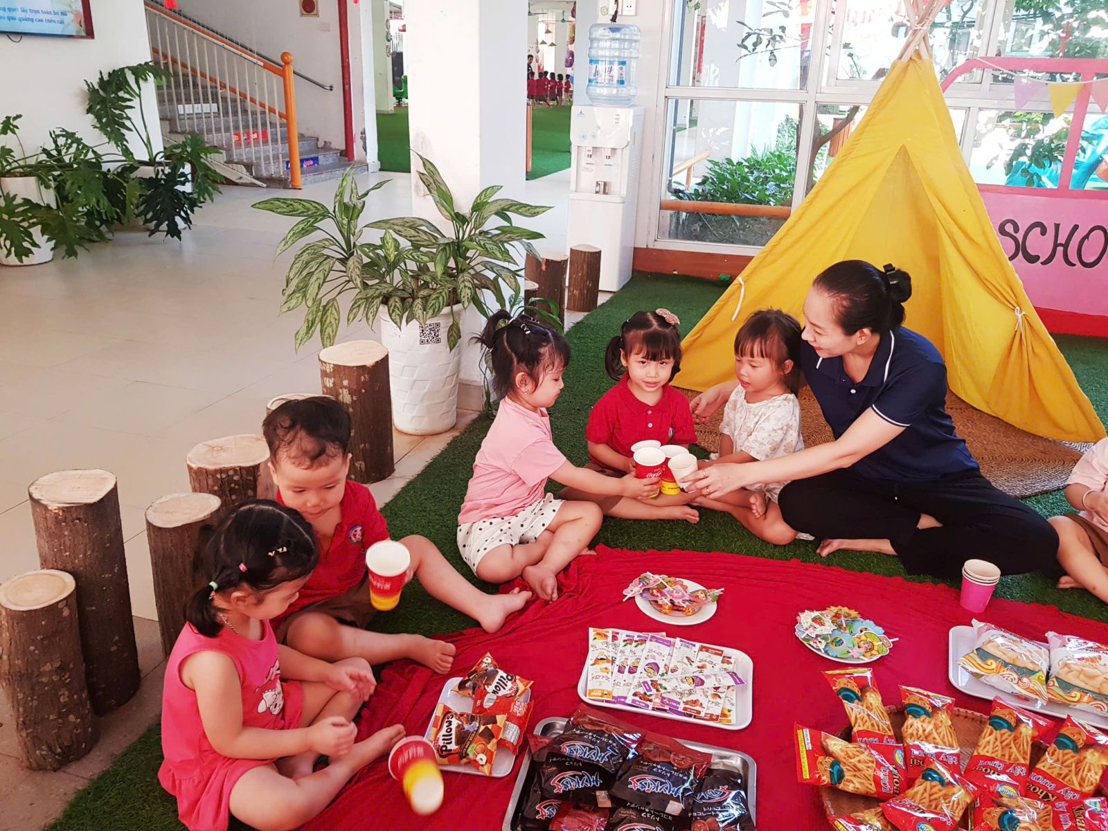 🌿⛺  TRẢI NGHIỆM CAMPING THÚ VỊ CỦA CÁC BÉ MẪU GIÁO BÉ ⛺🌿