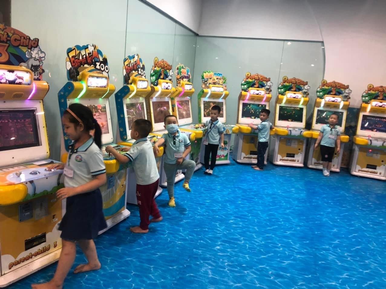 Hoạt động trải nghiệm của các con học sinh tại khu vui chơi Time City