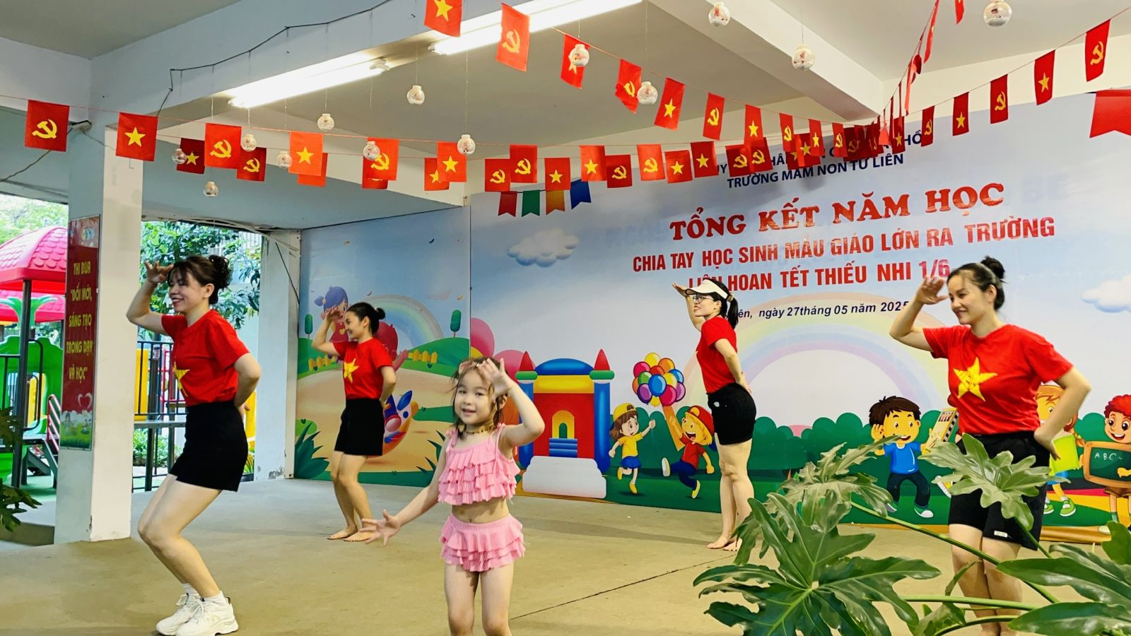 NGÀY HỘI NƯỚC CÙNG BÉ CHÀO HÈ NĂM 2025 CỦA TRƯỜNG MẦM NON TỨ LIÊN