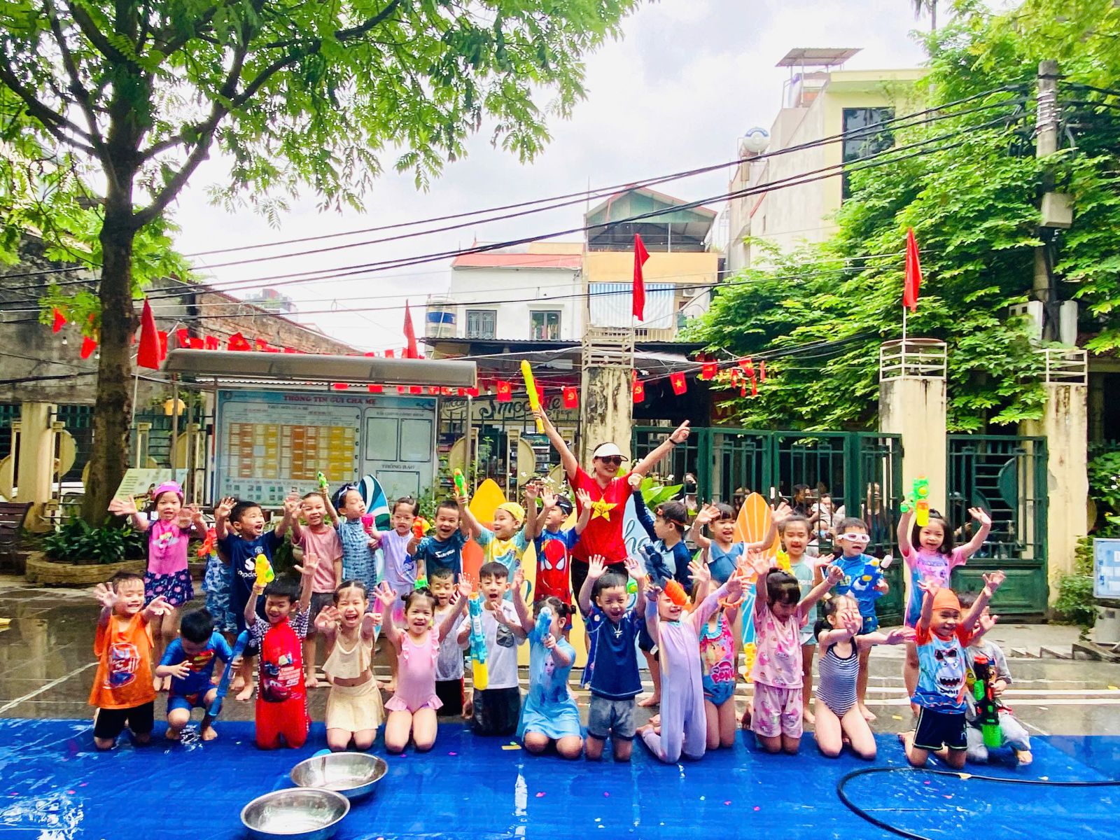 NGÀY HỘI NƯỚC CÙNG BÉ CHÀO HÈ NĂM 2025 CỦA TRƯỜNG MẦM NON TỨ LIÊN