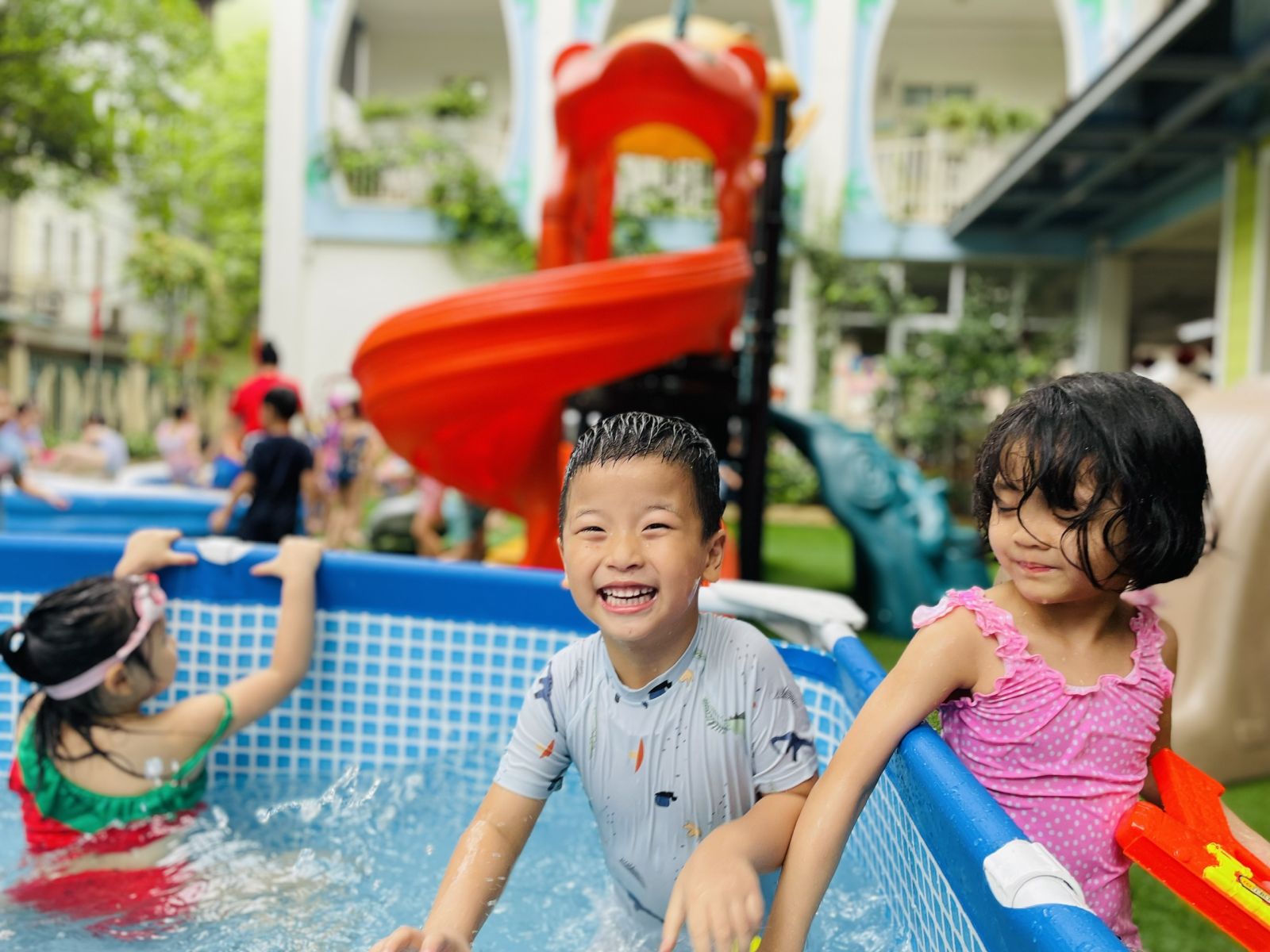 NGÀY HỘI NƯỚC CÙNG BÉ CHÀO HÈ NĂM 2025 CỦA TRƯỜNG MẦM NON TỨ LIÊN