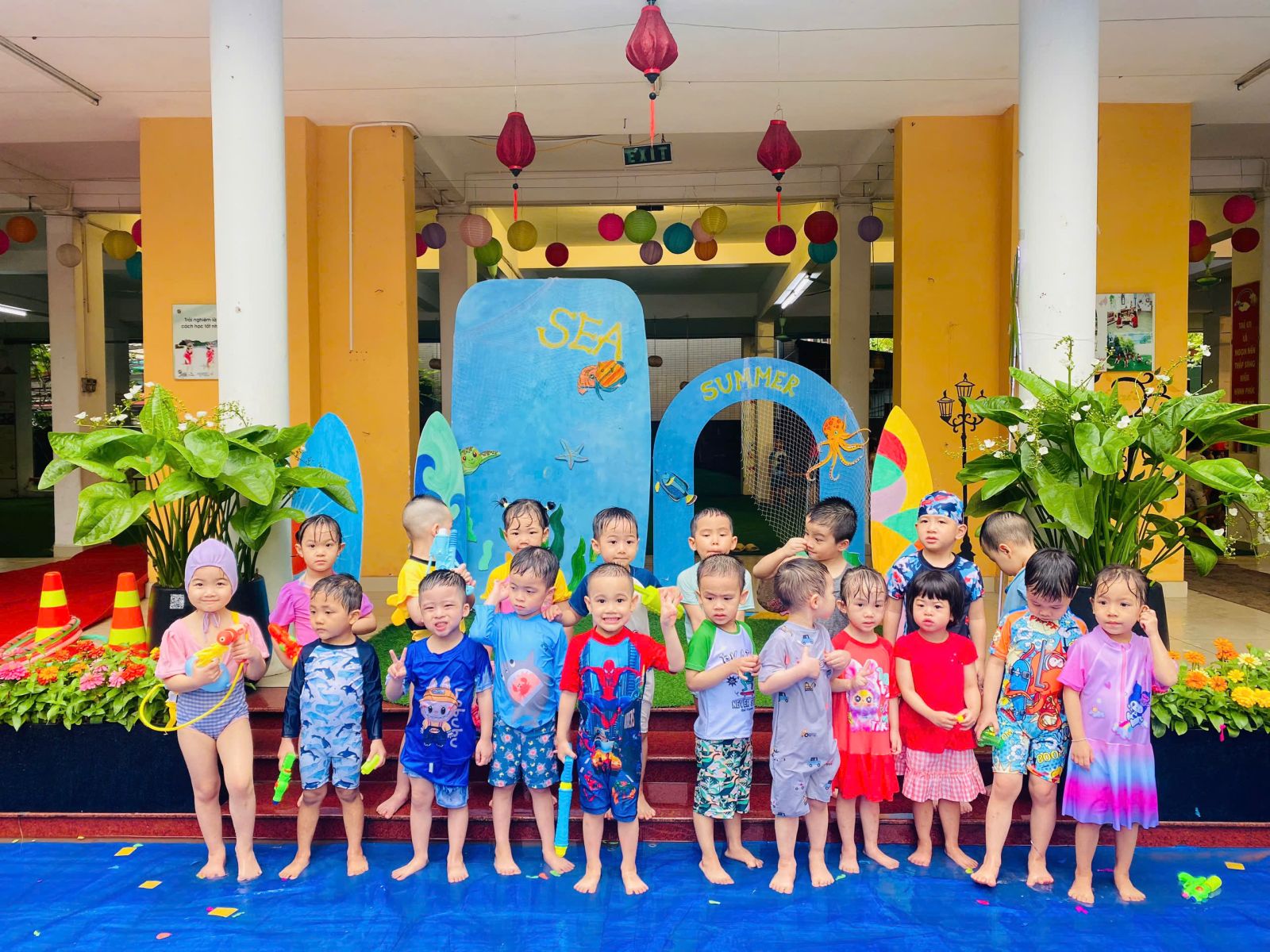 NGÀY HỘI NƯỚC CÙNG BÉ CHÀO HÈ NĂM 2025 CỦA TRƯỜNG MẦM NON TỨ LIÊN