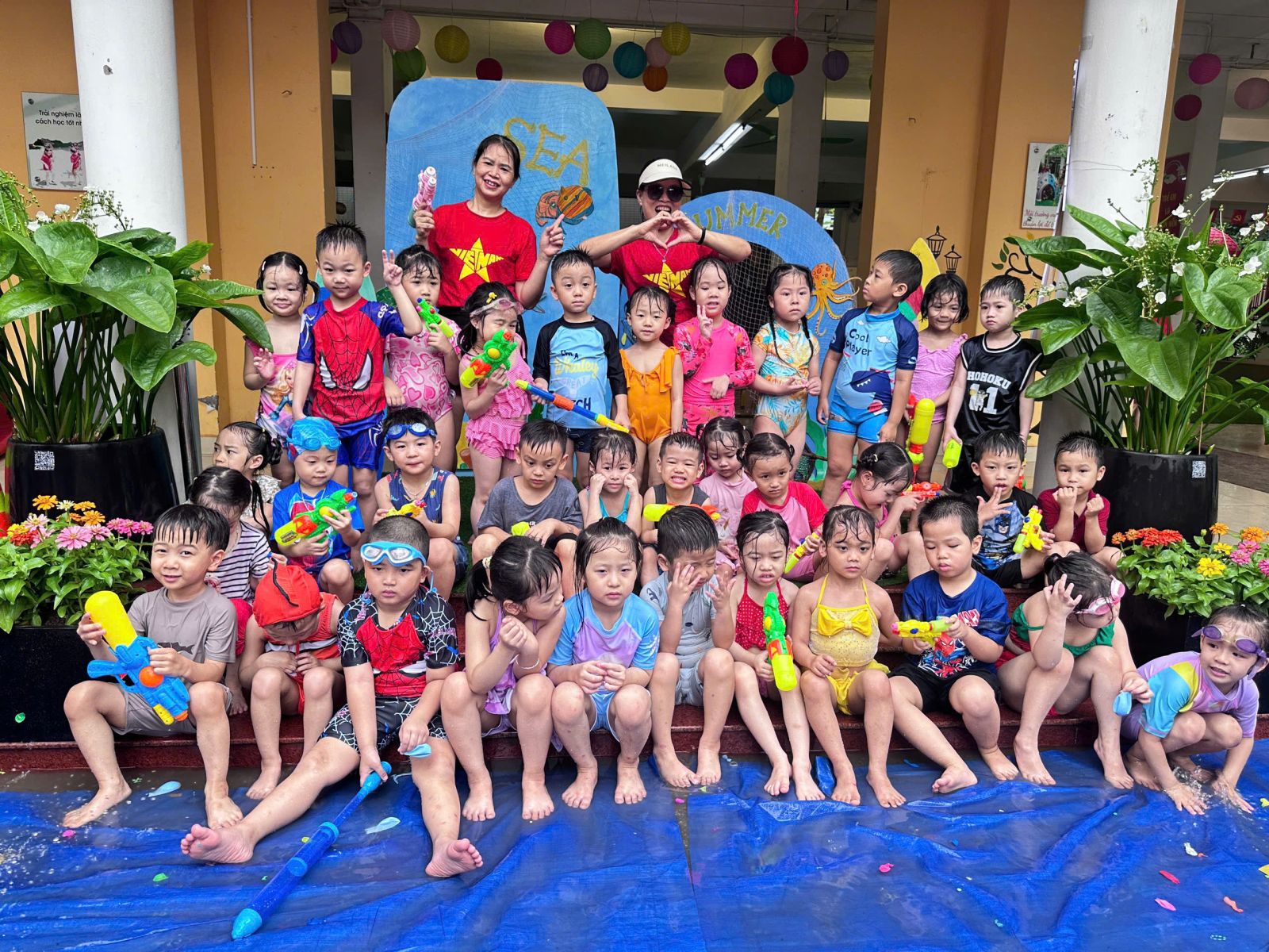NGÀY HỘI NƯỚC CÙNG BÉ CHÀO HÈ NĂM 2025 CỦA TRƯỜNG MẦM NON TỨ LIÊN