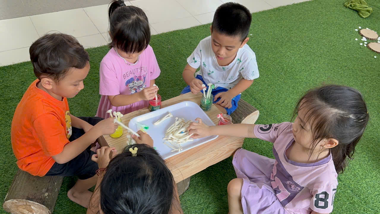 📖 Thí nghiệm vui 📖: 🌈✨ KHÁM PHÁ PHÉP MÀU TỪ NHỮNG CÂY NẤM NHỎ BÉ ✨🌈