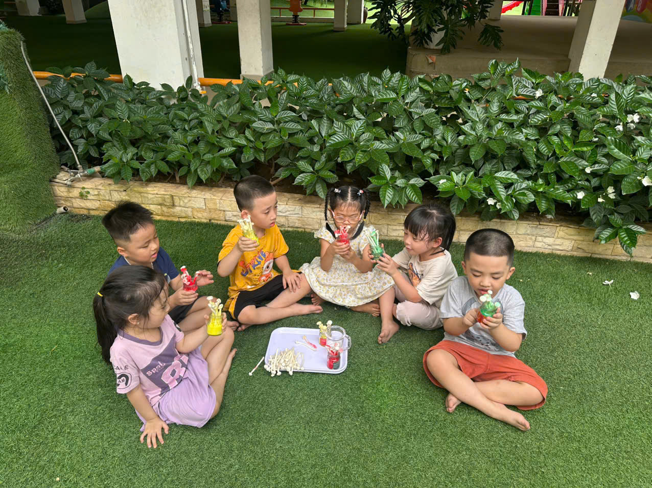 📖 Thí nghiệm vui 📖: 🌈✨ KHÁM PHÁ PHÉP MÀU TỪ NHỮNG CÂY NẤM NHỎ BÉ ✨🌈