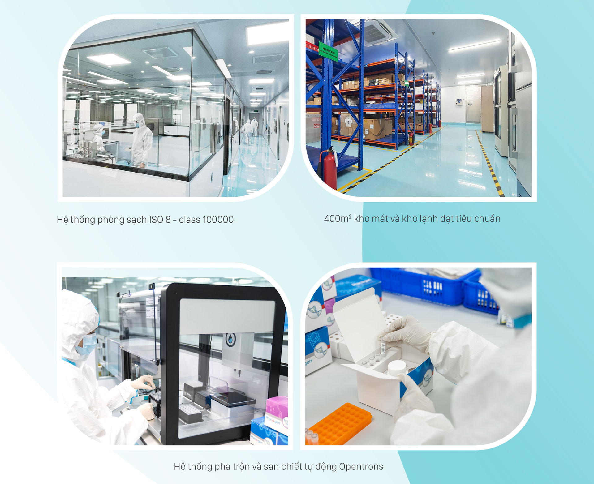 Inogen laboratory, cold storage and automated dispensing