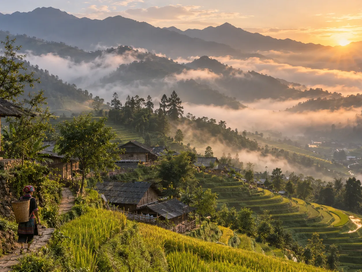 Tắm khoáng nóng Ngọc Chiến & Săn mây Nậm Nghẹp