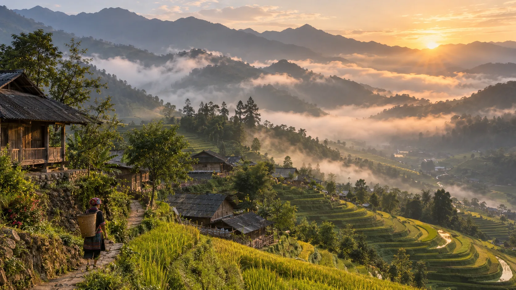 Tắm khoáng nóng Ngọc Chiến & Săn mây Nậm Nghẹp