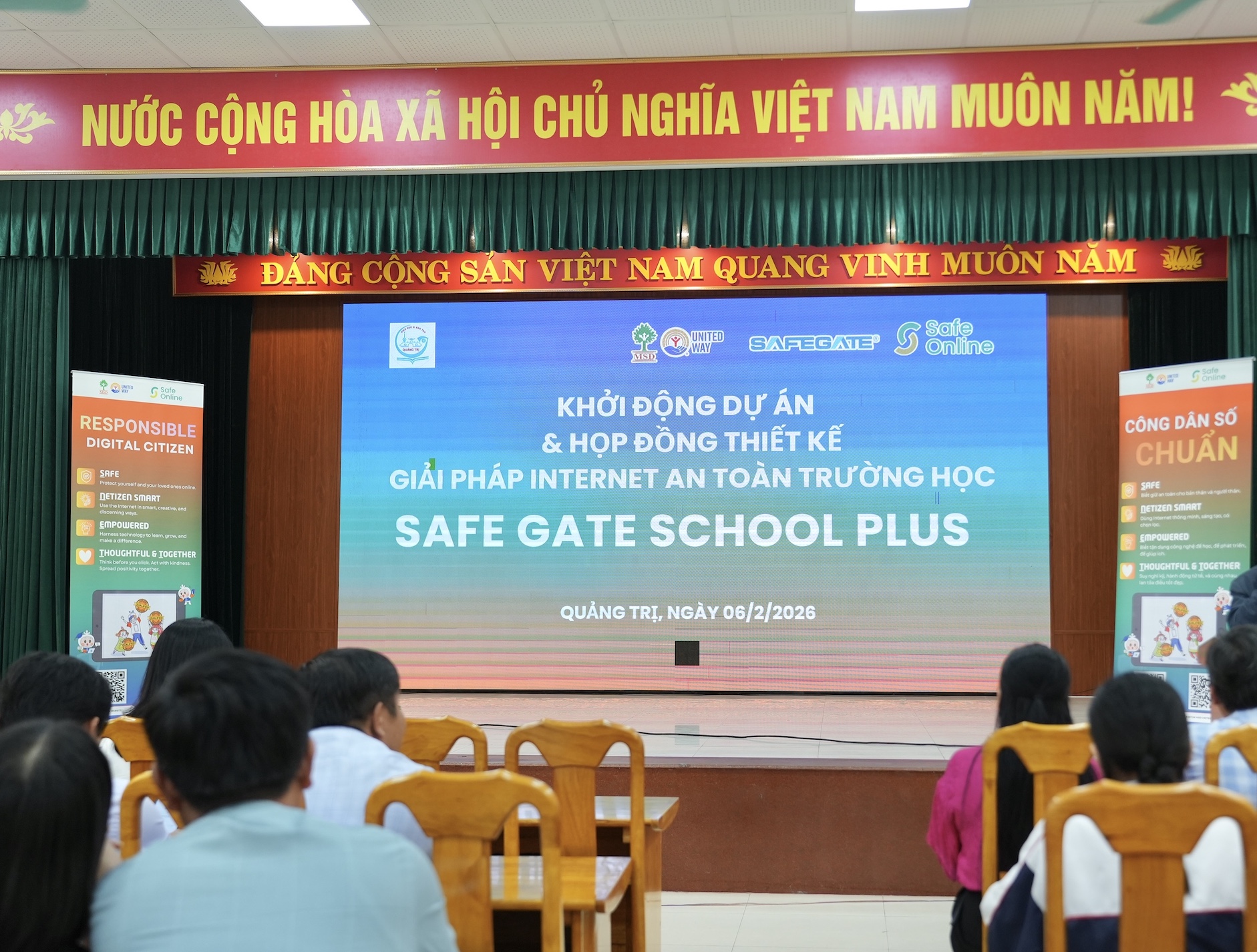 Khởi động dự án an toàn Internet cho học sinh SafeGate School Plus tại Quảng Trị