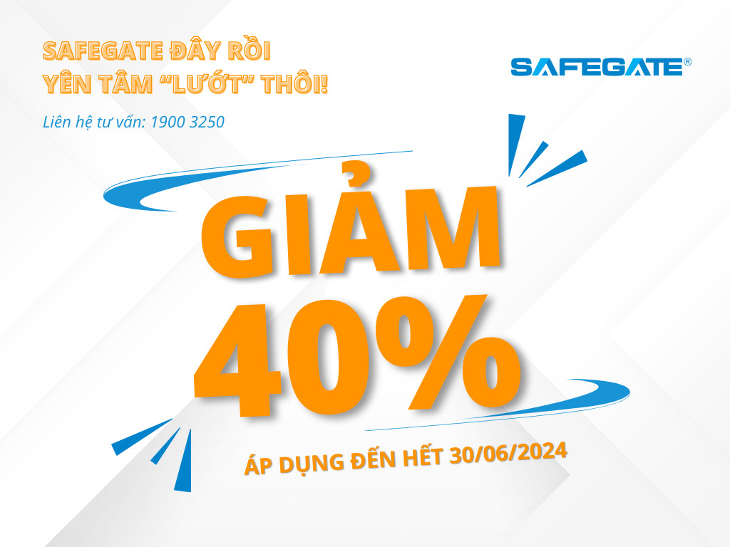 SafeGate khuyến mại tới 40% tất cả gói cước SafeGate Family trong tháng 6