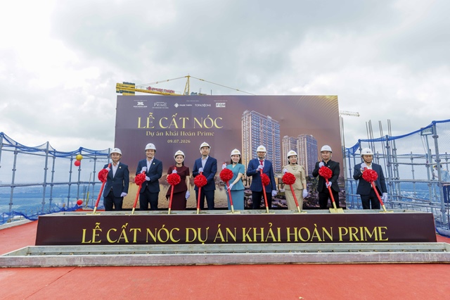Khải Hoàn Prime chính thức cất nóc, dự kiến bàn giao nhà từ quý 2/2027