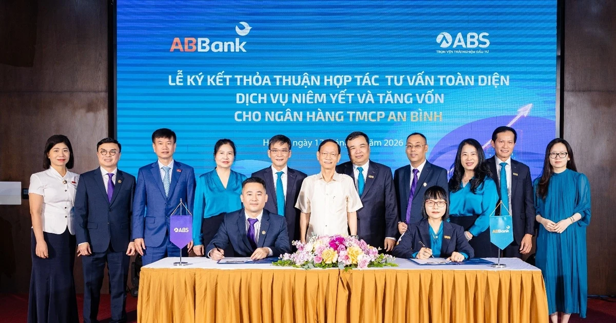 ABBank và ABS ký hợp tác tư vấn toàn diện dịch vụ niêm yết và tăng vốn điều lệ