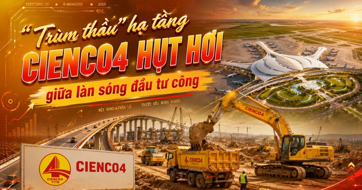 “Trùm thầu” hạ tầng CIENCO4 hụt hơi giữa làn sóng đầu tư công