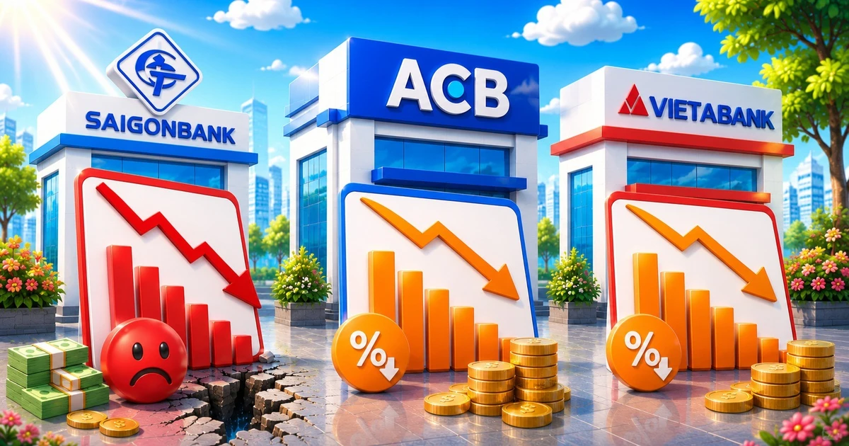 Saigonbank báo lỗ, lợi nhuận ACB và VietABank giảm hai con số