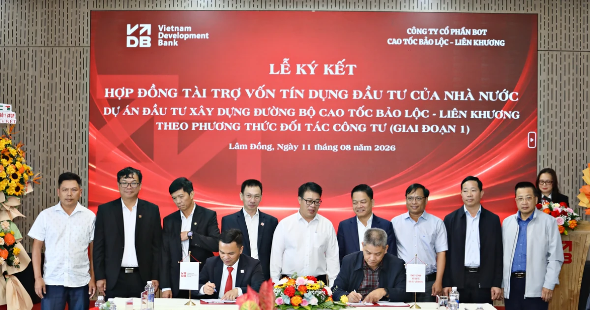 VDB cho vay tối đa 4.978 tỷ đồng, mở thêm nguồn lực triển khai cao tốc Bảo Lộc-Liên Khương