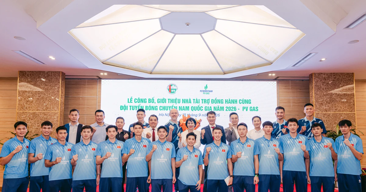 PV GAS đồng hành cùng đội tuyển bóng chuyền nam quốc gia năm 2026