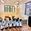 CÙNG CÁC BẠN NHỎ LỚP BUNNY 2  RỬA TAY, LAU MẶT SẠCH SẼ TRƯỚC KHI ĂN