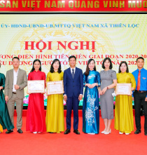 HỘI NGHỊ TUYÊN DƯƠNG ĐIỂN HÌNH TIÊN TIẾN VÀ NGƯỜI TỐT, VIỆC TỐT XÃ THIÊN LỘC NĂM 2025