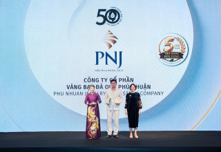 PNJ là doanh nghiệp niêm yết duy nhất được vinh danh “Lãnh đạo Tầm nhìn xanh 2026”