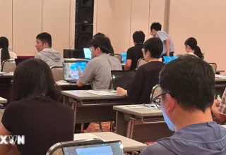 Lần đầu tổ chức thi tiếng Việt trên máy tính ở nước ngoài