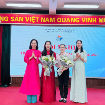 CHÀO MỪNG CÁC THÀNH VIÊN MỚI GIA NHẬP NGÔI NHÀ CHUNG – TRƯỜNG MẦM NON CỔ LOA