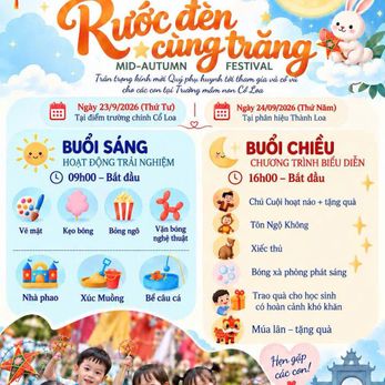 THƯ MỜI CHƯƠNG TRÌNH RƯỚC ĐÈN CÙNG TRĂNG – VUI TẾT TRUNG THU 2026