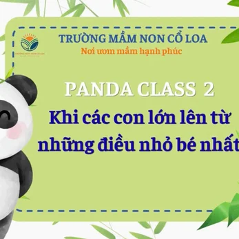 NHỮNG BÀN TAY NHỎ LỚP PANDA 2! -PANDA 2'S LITTLE HANDS AT WORK!