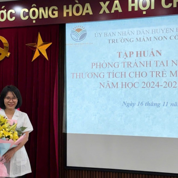TẬP HUẤN KIẾN THỨC AN TOÀN THỰC PHẨM BẾP ĂN TẬP THỂ TRƯỜNG HỌC VÀ PHÒNG TRÁNH TAI NẠN THƯƠNG TÍCH CHO TRẺ MẦM NON TẠI TRƯỜNG MẦM NON CỔ LOA