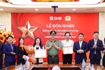 Bằng khen của Bộ Công an và dấu ấn SHB trong bảo đảm an ninh tiền tệ, an toàn hệ thống ngân hàng