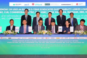 VPBank cùng 15 định chế tài chính quốc tế ký kết khoản vay hợp vốn liên kết bền vững 1,44 tỷ USD