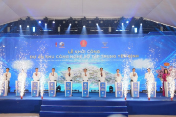 SGR khởi công Khu công nghệ số tập trung Yên Bình hơn 3,500 tỷ đồng tại Thái Nguyên